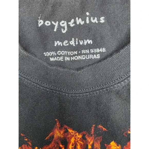 Boygenius World Tour 2023 Graphic Shirt Black Medium Phoebe Bridgers Indie Rock - Picture 2 of 3